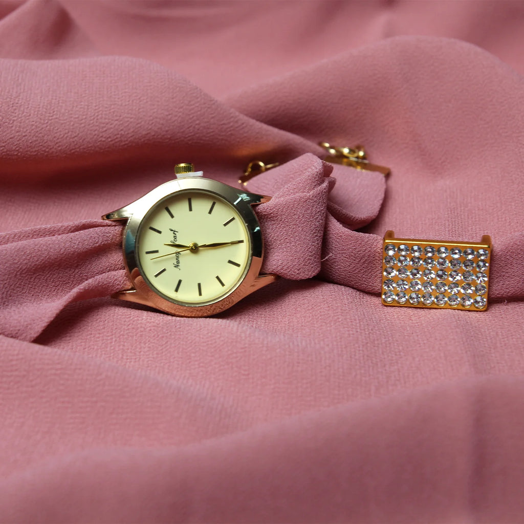 Mauve (dusy pink)-Watch stoler WS-002