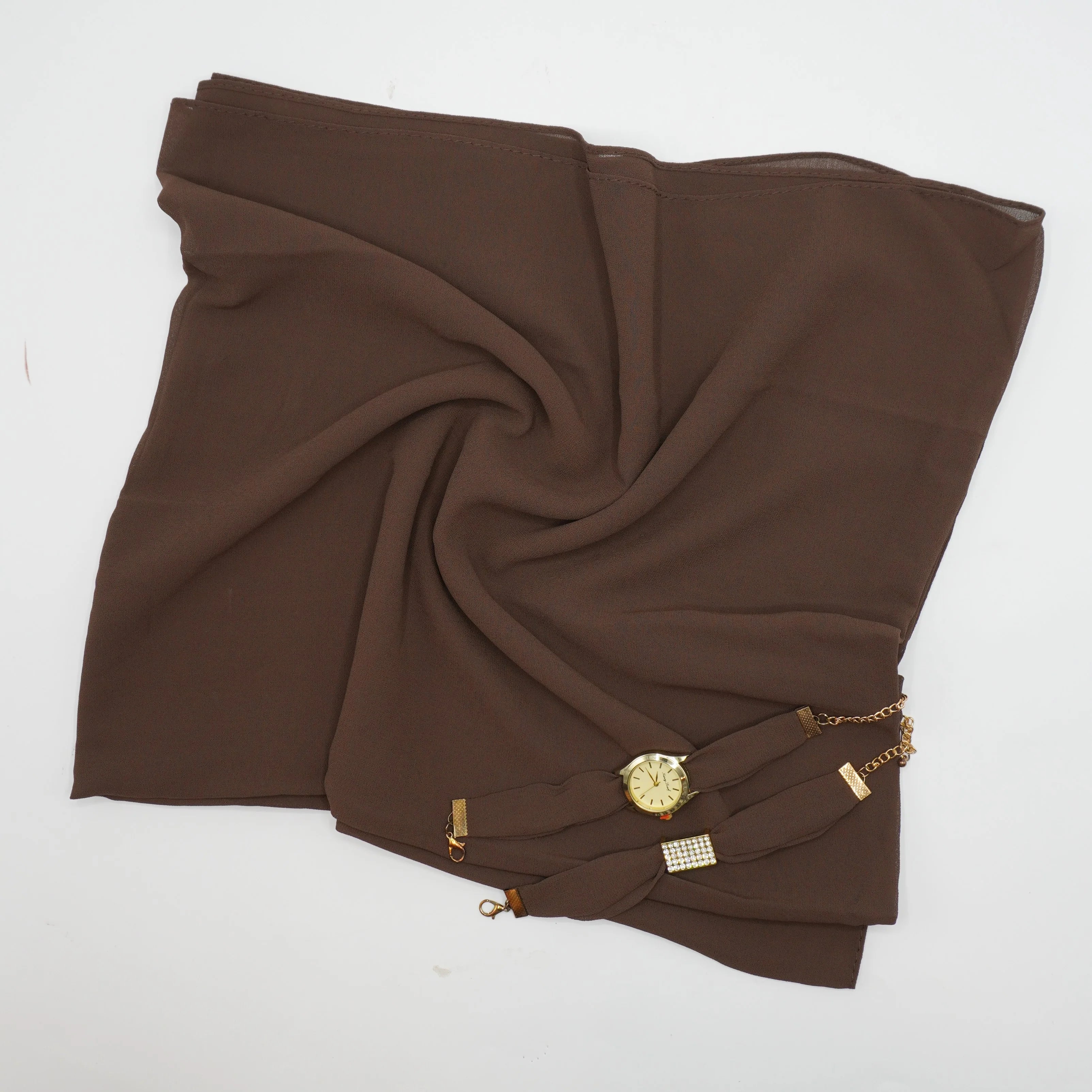 Brown Korean Georgette-Watch Stoler WS-003