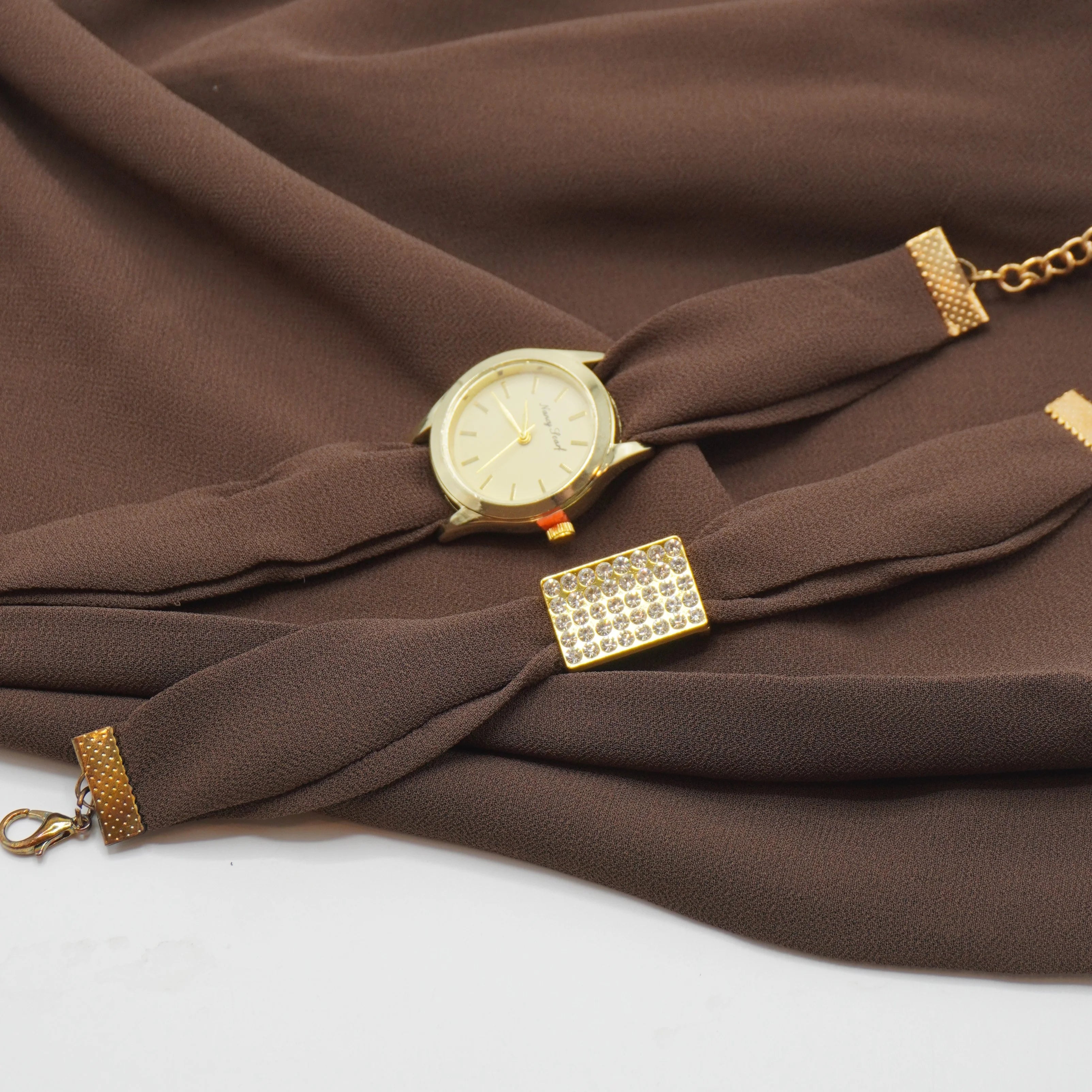 Brown Korean Georgette-Watch Stoler WS-003