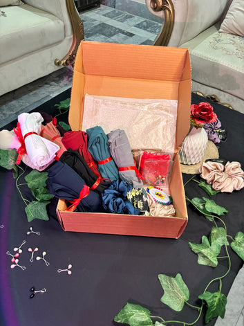 Plain Georgette - PACK OF 5 SCARFS