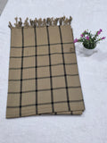 Beige-Check Shawl-006
