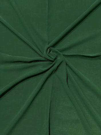 Plain Georgette - Dark Green