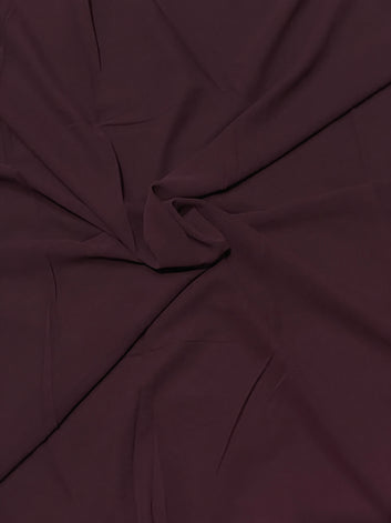 PLAIN GEORGETTE EGGPLANT