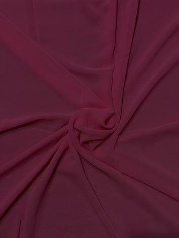 Plain Georgette - Light Burgundy