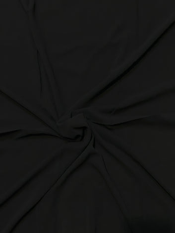 Plain Georgette - Black