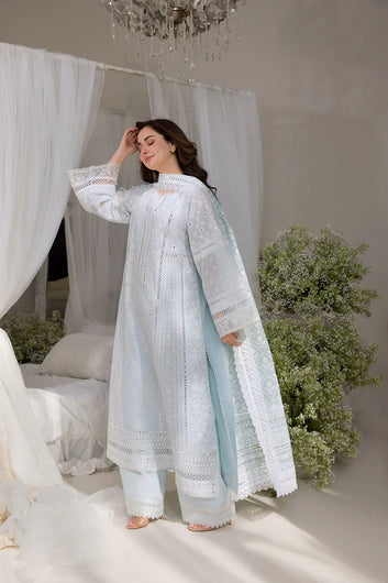 Sobia Nazir 3pc embroidered lawn dress