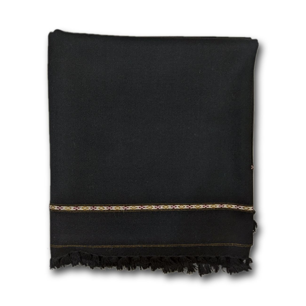 Black Men Wool Shawl