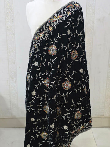 BLACK VELVET SHAWL