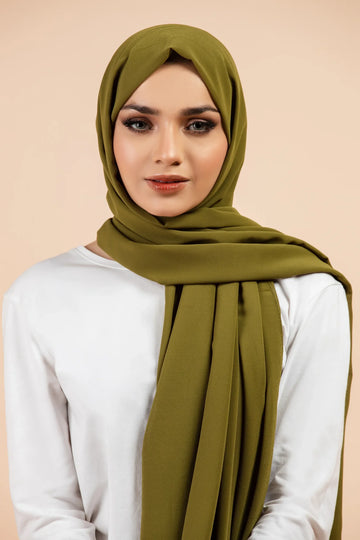 Plain Georgette HENNA