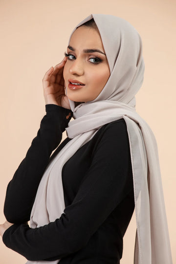 Plain Georgette IVORY