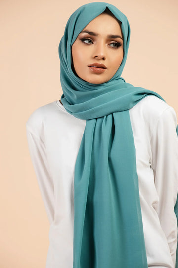 Plain Georgette - Turquoise